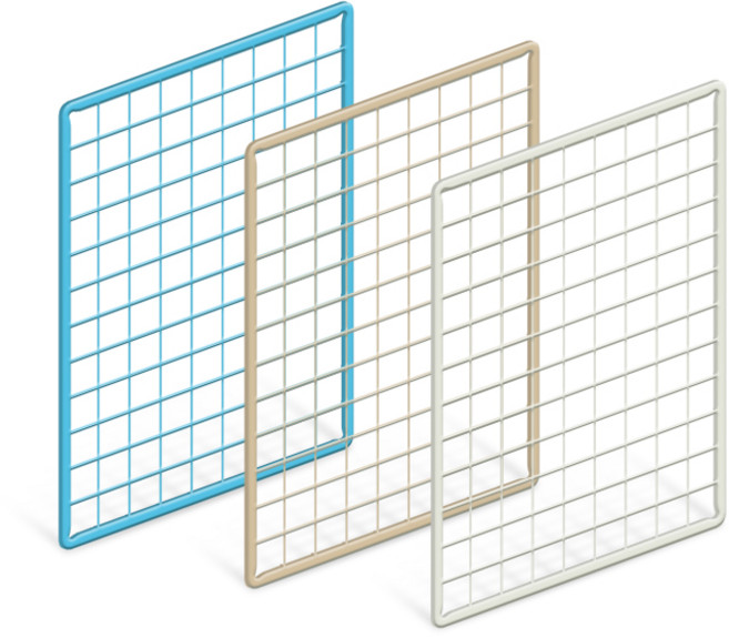 인테리어 컬러 메쉬망 450x600mm (9가지색상) 휀스망 철망 네트망 파티션 방묘, 블랙, 1개