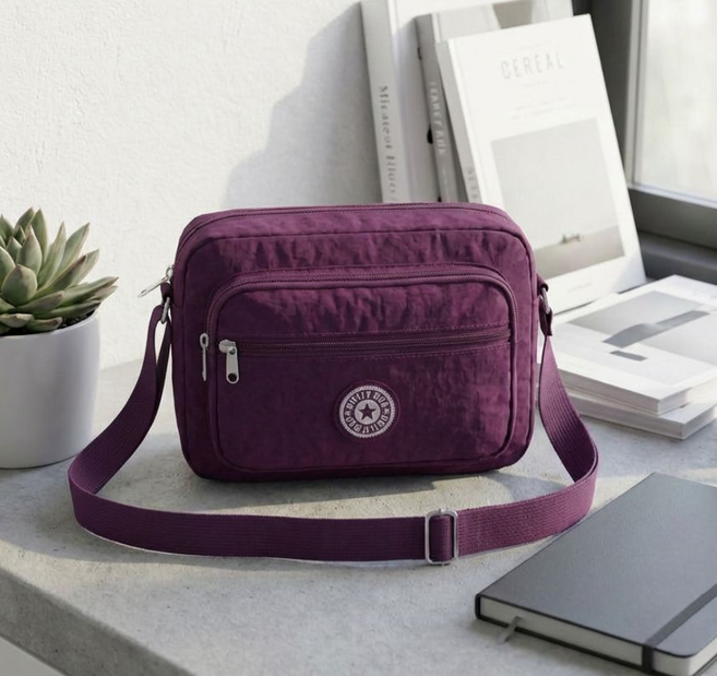 데이레오 가벼운 데일리 경량 나일론 미니 중년 여성 할머니 크로스백