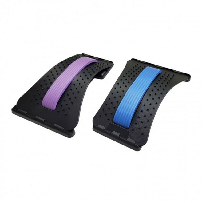 가정용 자세교정기 등허리 목 건강관리 스트레칭 운동기구, 퍼플