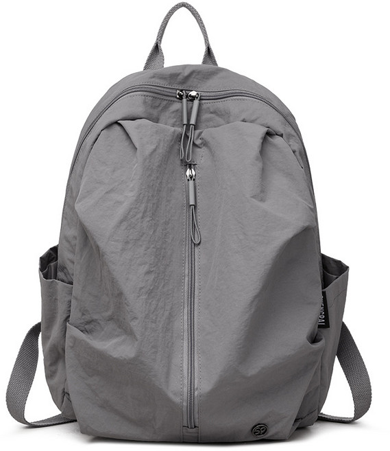 미녹지구 여성용 가벼운 나일론 백팩 방수 데일리 캐주얼 대용량 학생 통근 겸용