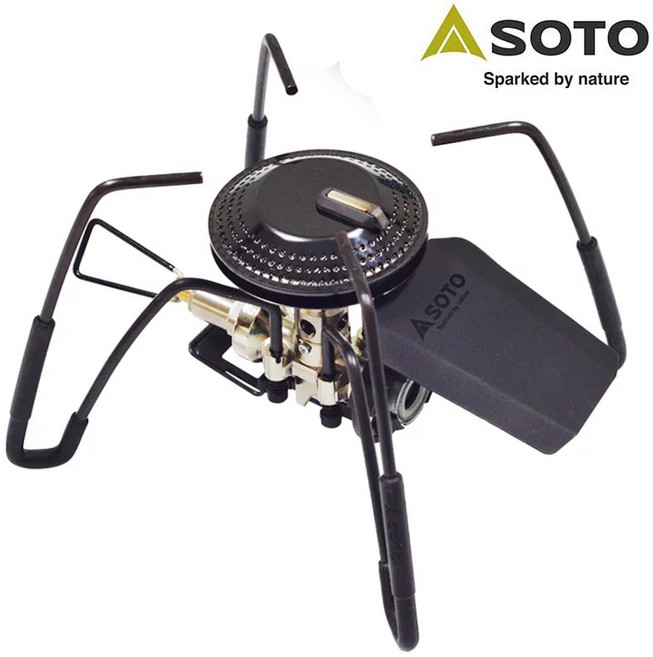 SOTO 穩壓輕便型蜘蛛爐 ST-340BK 黑 BSMI (U)CI 0672439, 1個