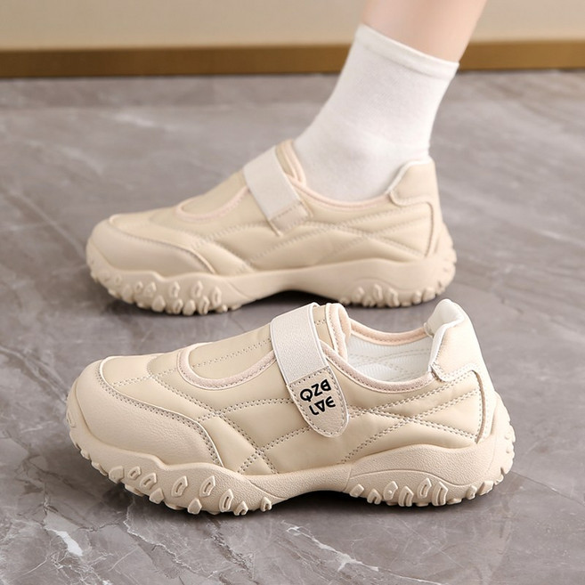 Modern Fashion 여성 트렌디 벨크로 운동화 키높이 스니커즈 D68