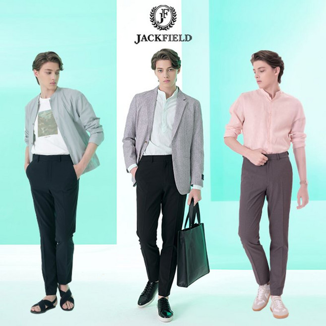 잭필드 남성에어로쿨스판팬츠 JFMMFUS02