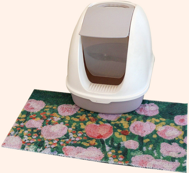 가티가티 고양이 사막화방지매트 화장실패드, 튤립가든, 1개