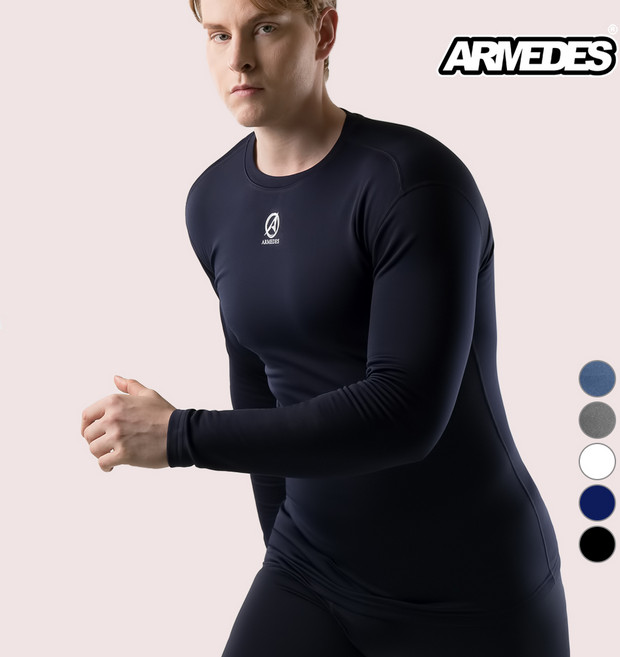 아르메데스 남성용 기모 내의 상의 AR-34