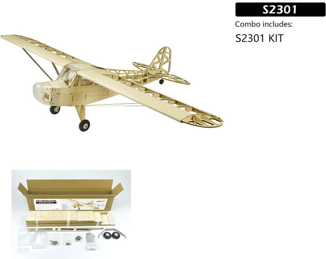 새로운 파이퍼 J3 새끼 1200mm 날개 길이 발사 나무 비행기 모델 RC 빌딩 장난감 Woodiness 모델/WOOD PLAN, 03 S2301, 1개