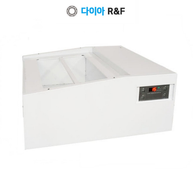 다이아R&F 카운터탑 테이블 냉장쇼케이스 밧드 반찬 소스 토핑냉장고 DIA-CT 블랙/화이트, 화이트