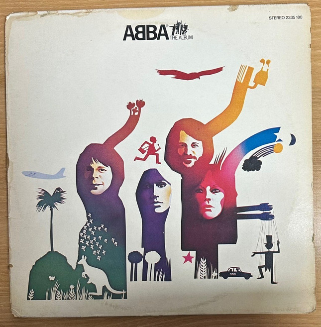 중고LP ) ABBA (아바) - The Album (Take A Chance On Me /Thank You For The Music) 자켓EX/음반NM-