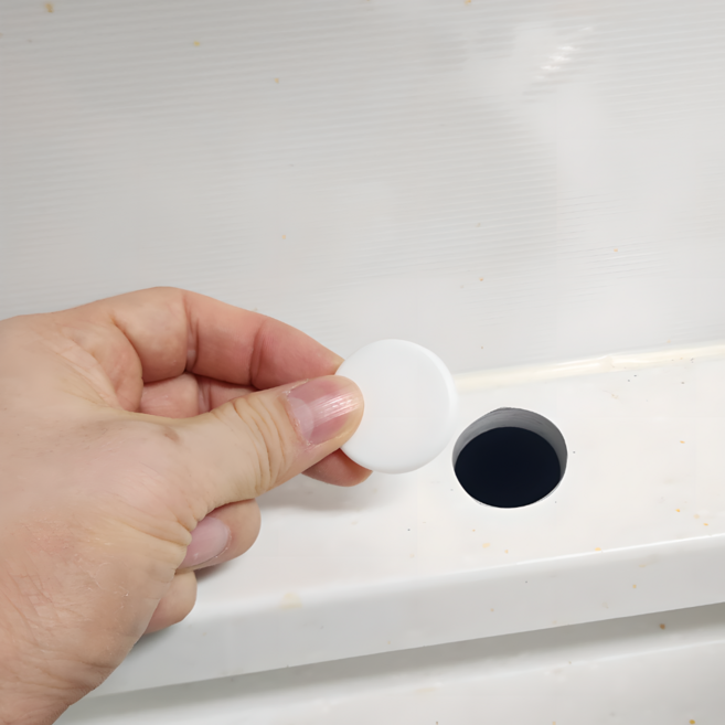 다용도 마개 가스배관 인덕션 싱크대구멍 호스 가스렌지 마개 흰색, 1개