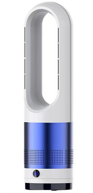 18인치 날개없는 냉온풍기 공기청정 3in1 가정용 냉난방기 터워형 에어컨 4가지 색상, 블루
