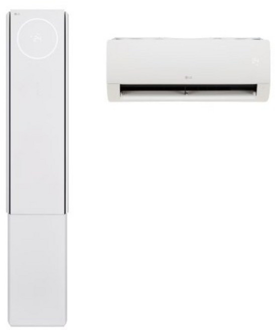 LG가전 인버터 휘센 뷰3 1등급 2in1 18평 + 6평 투인원 에어컨 FQ18FV3EE2 전국설치, 일반배관형