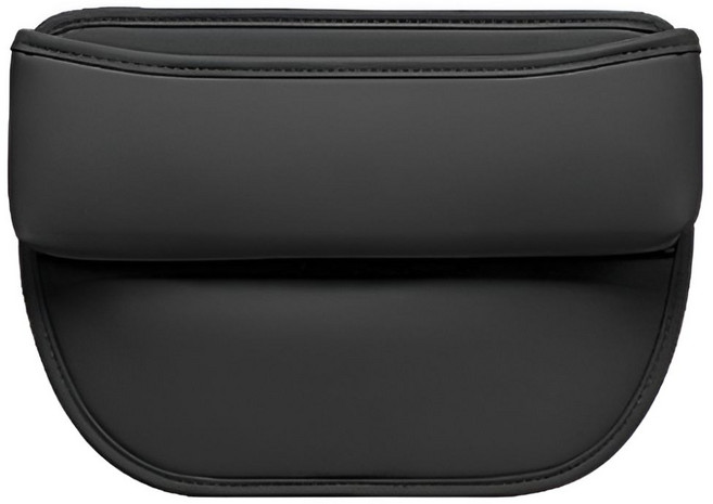 민아루 자동차 시트 틈새 보관함, 블랙, 1개