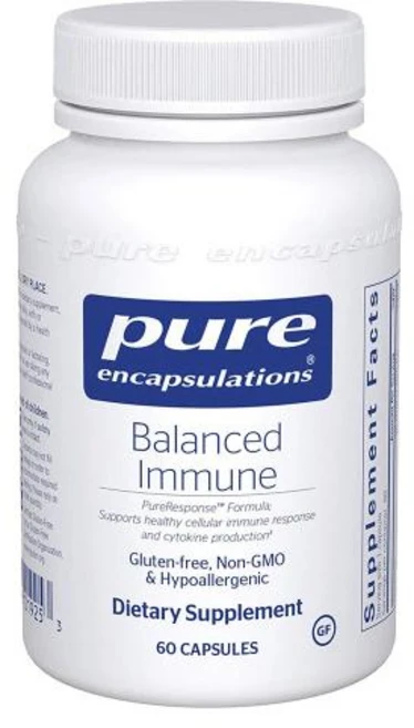 퓨러인캡슐레이션 밸런스드 Immune 60식물성캡슐 Balanced Immune (강황 레스베라트롤 퀘르세틴 함유), 60정, 1개 - 쿠팡