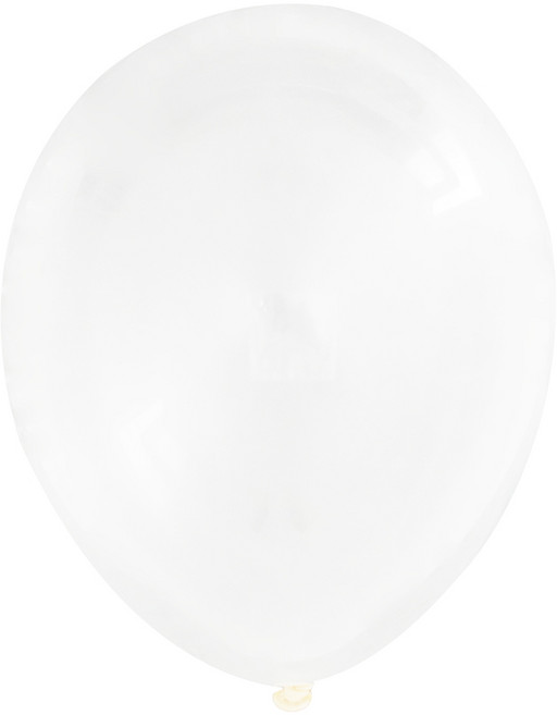 퀄라텍스 라운드 고무풍선 13cm, 100개, 쥬얼클리어