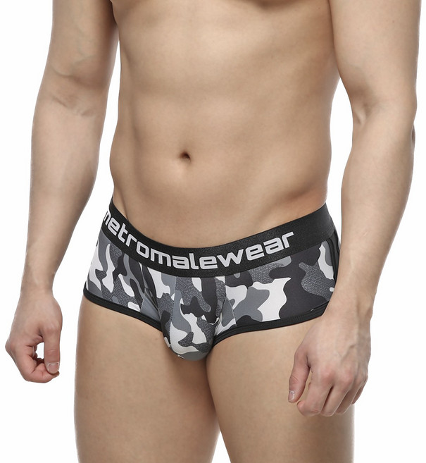 METROMALEWEAR [M2W] Active Boxer Camo Grey (3327-91)