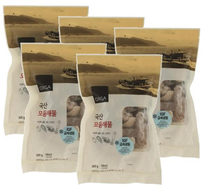 올가 국산 모둠해물, 5개
