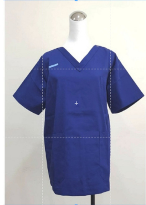 萊亞生活館 V字領刷手服-女款 台灣製 刷手衣褲裝, 寶藍色(單長褲),XL, 1個