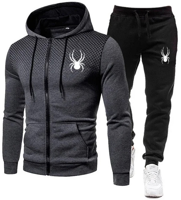 스파이더 남성용 스포츠 투피스 세트