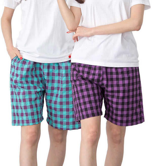 국산 선염 5부 주머니 파자마 2매 세트