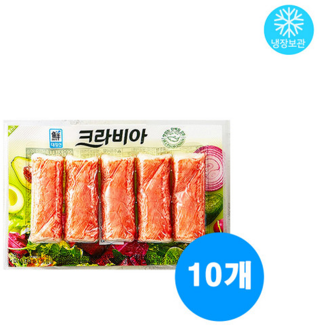 사조대림 크라비아 / 크래미 맛살 게맛살, 10개, 90g
