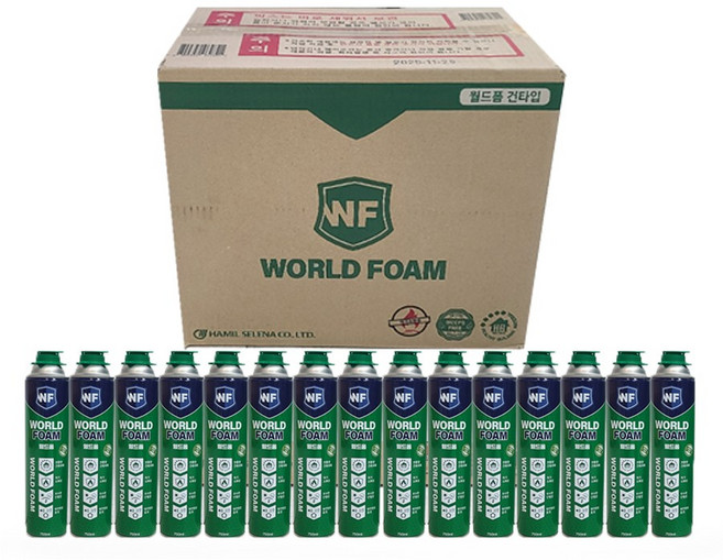 WORLD FOAM 건타입 월드폼G 함일셀레나 스프레이폼 우레탄폼, 1개