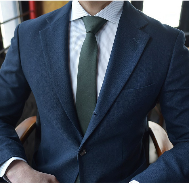 어버너 지퍼 자동 넥타이 밀란 트윌 솔리드 10color