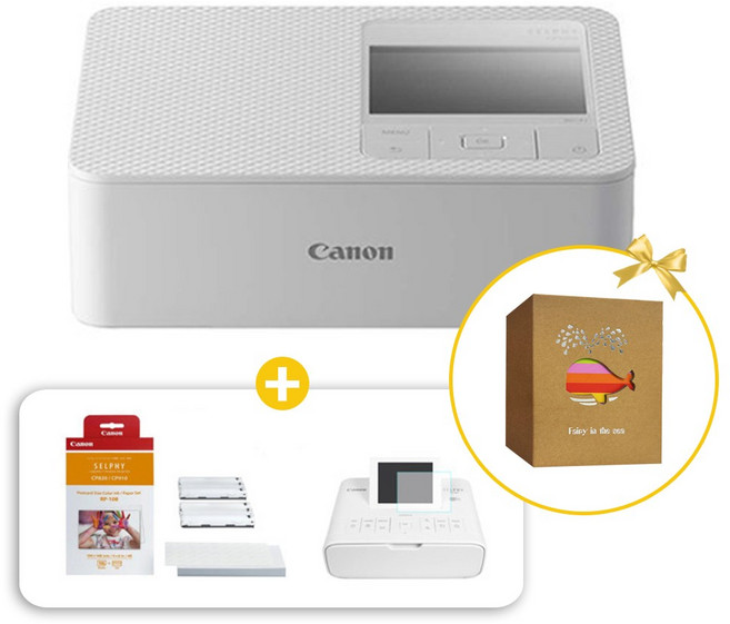 캐논 셀피 포토프린터 CP1500+필름+RP-108인화지 세트, CP1500화이트+필름+RP-108