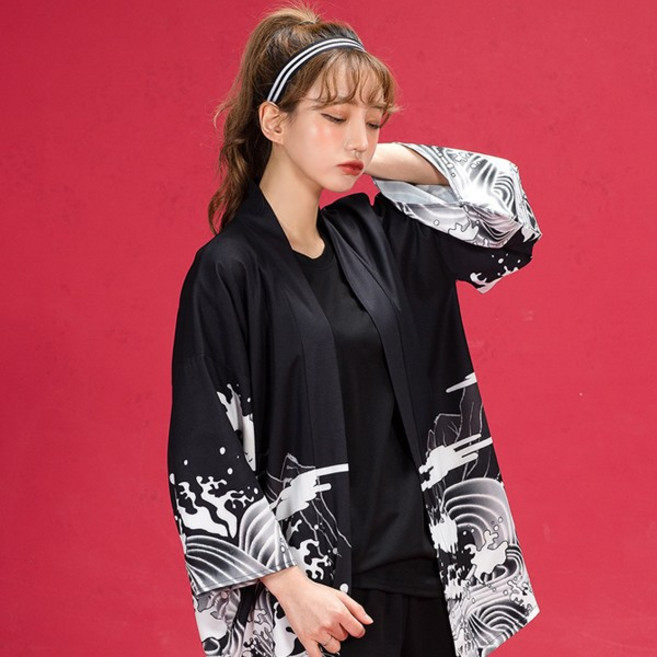 히키나미 하피 가운 반티 야쿠자 코스프레 졸사컨셉 할로윈 의상