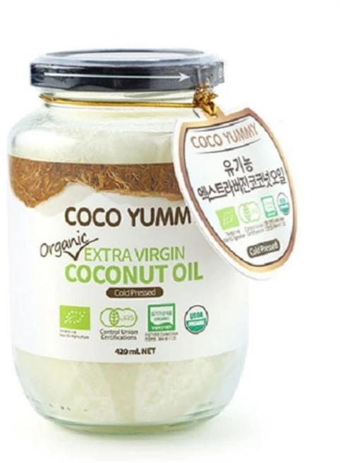 신선한 엑스트라버진코코넛오일 420ml cju+15985zq, 1개 - 쿠팡