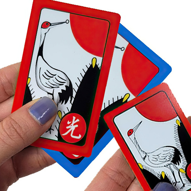 효자손 왕화투 빅사이즈 큰 화투 10세트 빨강 청칼라 민속놀이 보드게임, 빨강10세트, 빨강10세트