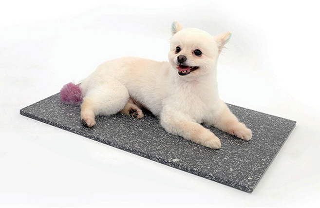 강아지 고양이 대리석 쿨매트 세트, 고급형 어두운계열(색상램덤), 1개