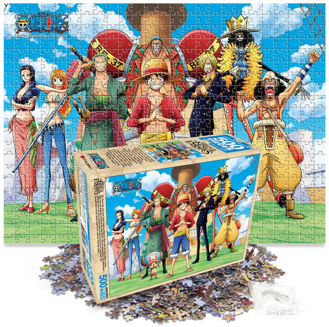 원피스 직소 퍼즐 500조각, 1개, 최고선원, 500피스