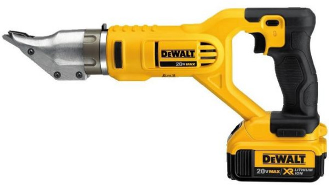 DEWALT 20V MAX 금속 전단 키트 스위블 헤드 18GA DCS491M2, 1