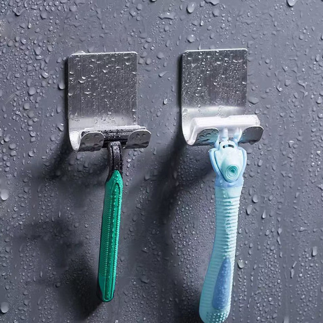 욕실 다용도 걸이 홀더 스텐 욕실악세사리, 304스텐 면도기&코드걸이, 1개