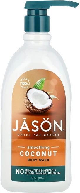 제이슨 내추럴 스무딩 바디워시 코코넛향 887ml (30 fl oz) JAS-02126 - 쿠팡
