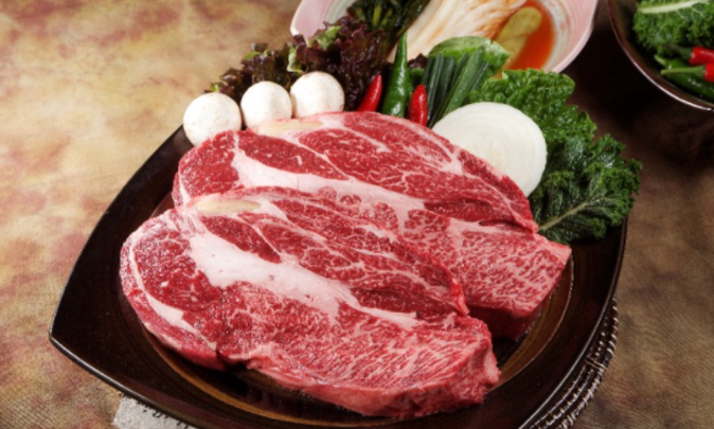 초이스 미국산 수입 소고기 등심 부채살 앞다리살 500g+국내산 돈민찌200g, 등심 스테이크500g