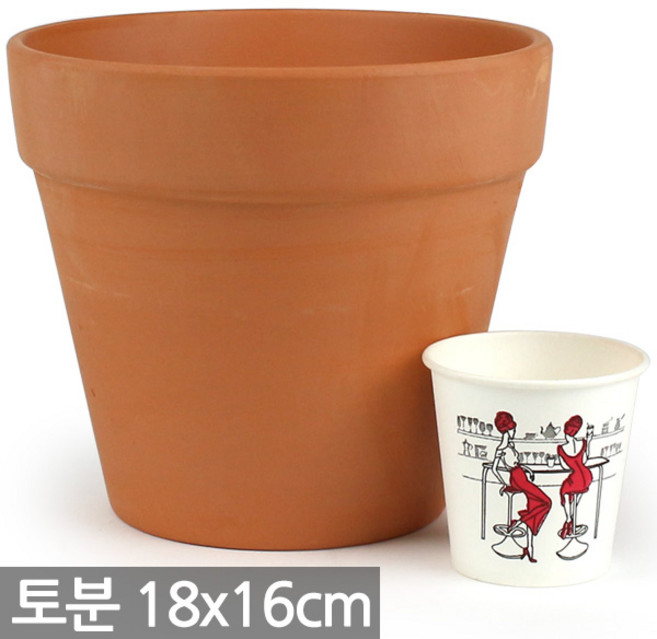 세인 토분 16호 - 화분 토기분 세인토분 다육화분 미니화분 다육이화분 선인장화분 인테리어화분 분갈이화분 원형화분 표준형, 07_Sein_토분 18호