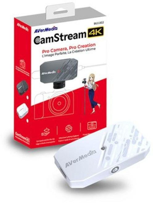 에버미디어 HDMI to C타입 캡쳐보드 4K 화이트, 1개