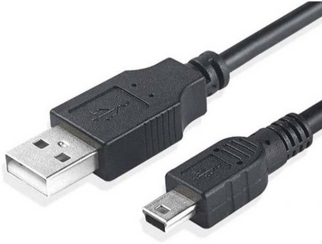 엠앤씨 2개입 USB 미니 5핀 케이블 외장하드 디지털카메라 하이패스 톡톡펜 명꼬펜 충전 연결선 1M, 2개