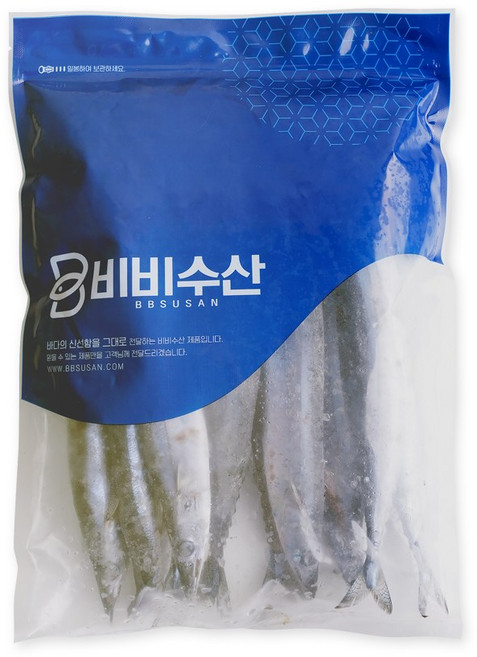 비비수산 꽁치 대사이즈 1kg (8-11미), 1개