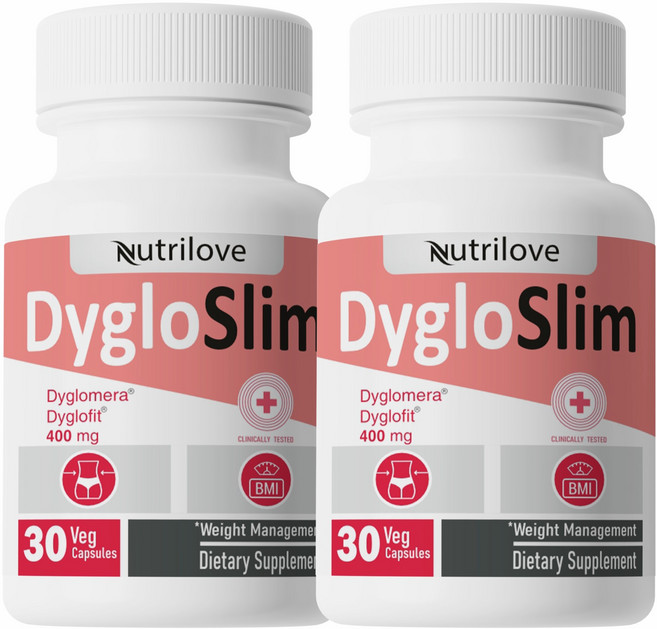 Nutrilove Dygloslim 디글로핏 미국 특허 원료 다이글로메라 다이어트 8000%농축, 2개, 30정