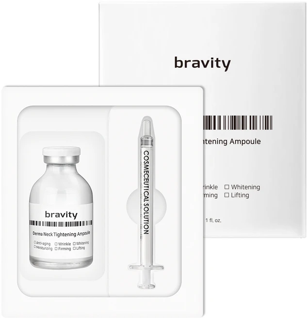 브래비티 더마 넥 타이트닝 앰플 목관리 전용, 30ml, 1개 - 쿠팡