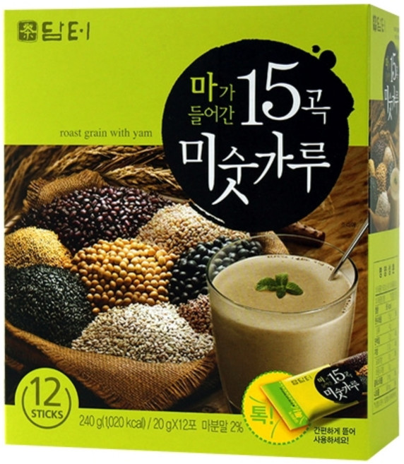 담터 마가들어간 15곡 미숫가루 12T / [240g], 20g, 12개