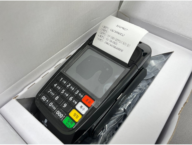 비사업자카드단말기 무선단말기 영수증출력가능 KCP-P4100LTE