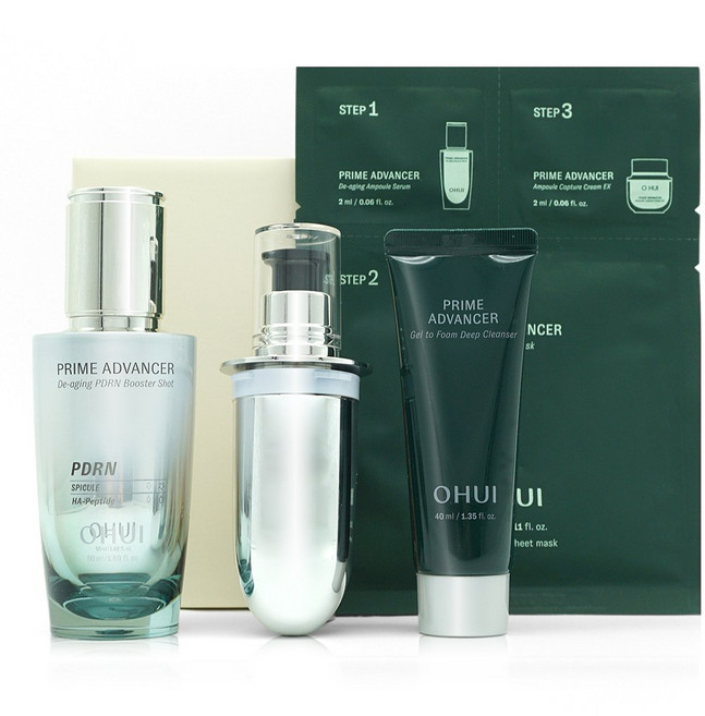 오휘 프라임 어드밴서 PDRN 부스터샷 더블 기획 세트 (본품+리필), 1세트