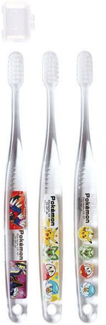 스케이터 TBCR6T 포켓 몬스터 23N 초등학생용 클리어 칫솔 3개 세트 캐릭터 상품 일본 키즈 1129179