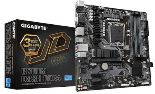 [GIGABYTE] B760M DS3H D4 제이씨현 (인텔B760/M-ATX)