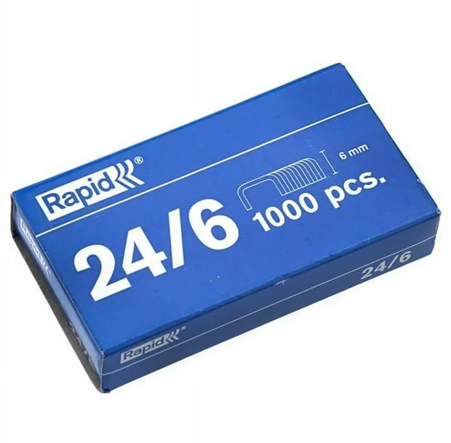 라피드 스테이플 심 24/6 (1000 pcs), 2개, 3호침