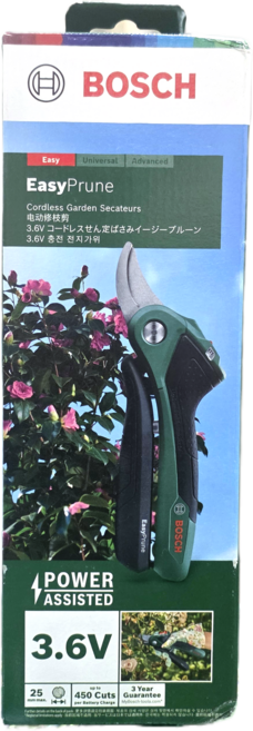 보쉬 가정용 전동전지가위 가지치기 원예 전정가위, 1개