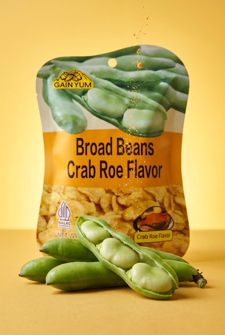 게알맛 브로드빈 파바빈 잠두콩 개별포장 간식 과자, 40g, 10개